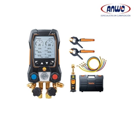 KIT TESTO 570 S - ANALIZADOR DE REFRIGERACION CON SENSORES SMART Y MANGUERAS